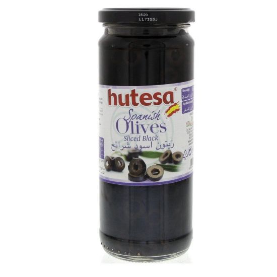 Picture of Hutesa Spanish Olives Sliced Black 230g