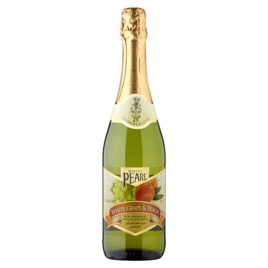 Picture of White Pearl Sparkling Juice Drink White Grape & Peach 750ml(N)