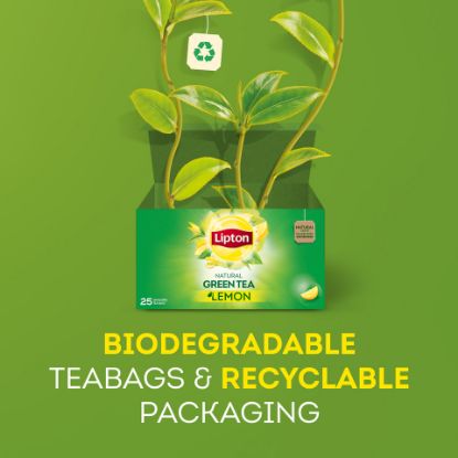 Picture of Lipton Lemon Green Tea 25 Teabags(N)