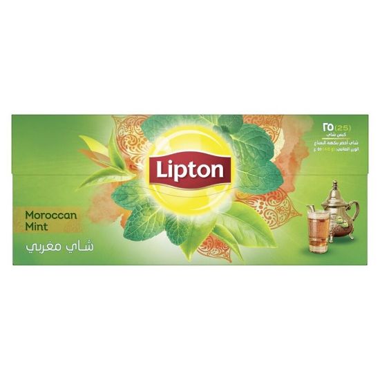 Picture of Lipton Moroccan Mint Green Tea 25 Teabags(N)