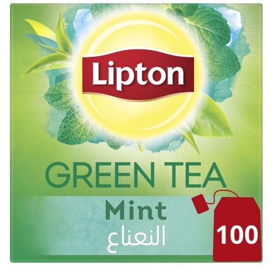 Picture of Lipton Green Tea Mint 100 Teabags(N)