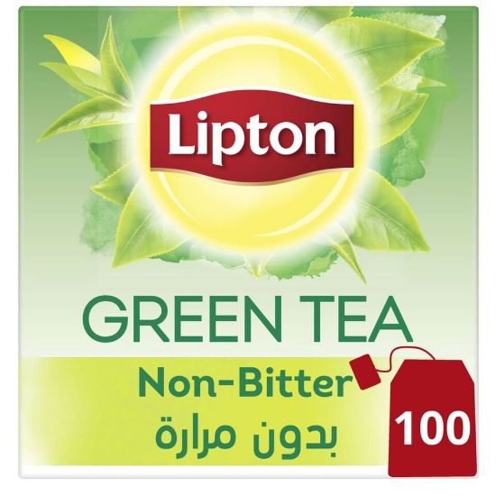 Picture of Lipton Green Tea Pure Non Bitter 100 Teabags(N)