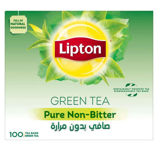 Picture of Lipton Green Tea Pure Non Bitter 100 Teabags(N)