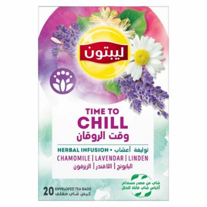 Picture of Lipton Time To Chill Herbal Infusion 20 Teabags(N)