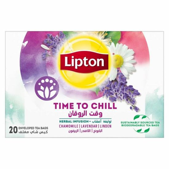 Picture of Lipton Time To Chill Herbal Infusion 20 Teabags(N)