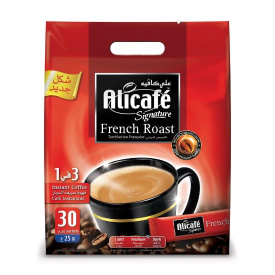 Picture of Alicafe Signature 3 in 1 French Roast Coffee 30 x 25g