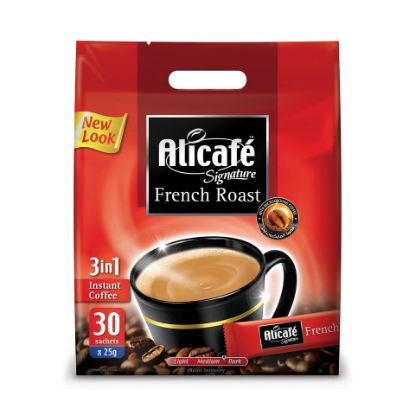 Picture of Alicafe Signature 3 in 1 French Roast Coffee 30 x 25g