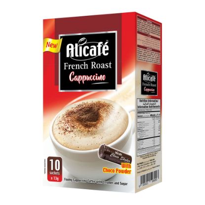 Picture of Alicafe French Roast Cappuccino 10 x 13g