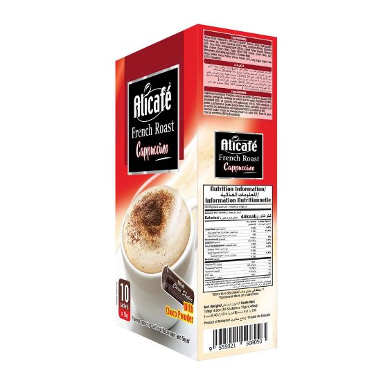 Picture of Alicafe French Roast Cappuccino 10 x 13g