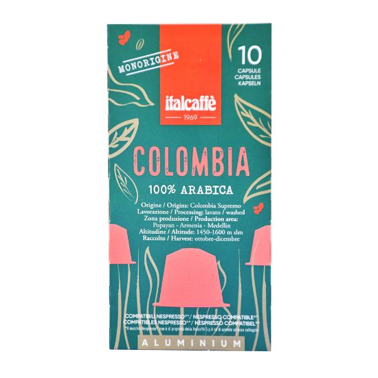 Picture of Italcaffe 100% Arabica Colombia Coffee Capsule 10 pcs 50 g