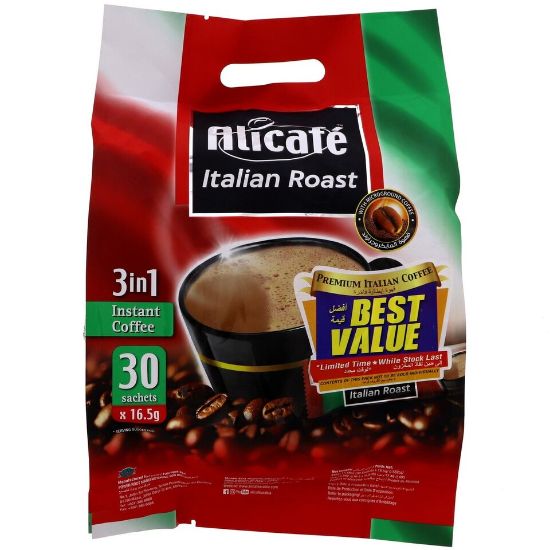 Picture of Alicafe Italian Roast 3 in 1 Instant Coffee 30 x 16.5g