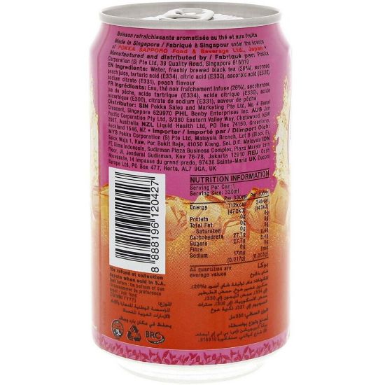 Picture of Pokka Ice Peach Tea 330 ml(N)