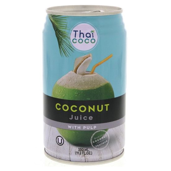 Picture of Thai Coco Coconut Juice With Pulp 330ml(N)