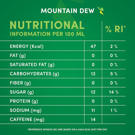 Picture of Mountain Dew Carbonated Soft Drink Can 155ml(N)