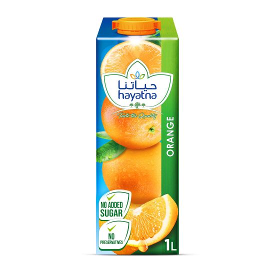 Picture of Hayatna No Added Sugar Orange Juice 1 Litre(N)