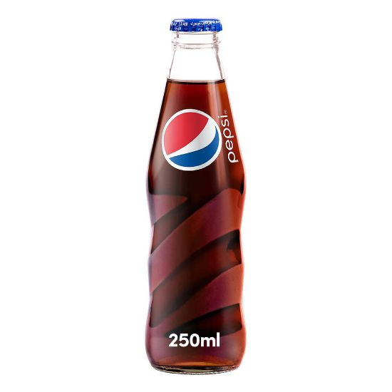 Picture of Pepsi Carbonated Soft Drink Glass Bottle 6 x 250ml(N)