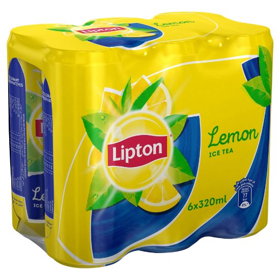 Picture of Lipton Lemon Ice Tea Non-Carbonated Refreshing Drink 320ml(N)