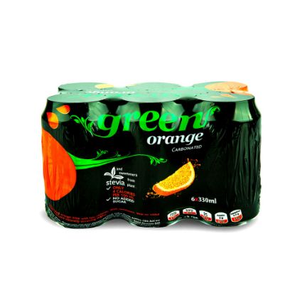 Picture of Green Cola Carbonated Orange 330ml(N)