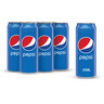 Picture of Pepsi Carbonated Soft Drink Cans 6 x 245ml(N)