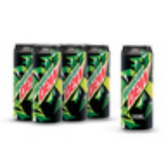 Picture of Mountain Dew Carbonated Soft Drink Cans 6 x 245ml(N)