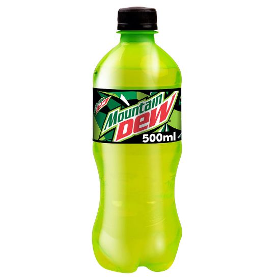 Picture of Mountain Dew Carbonated Soft Drink Plastic Bottle 500ml(N)