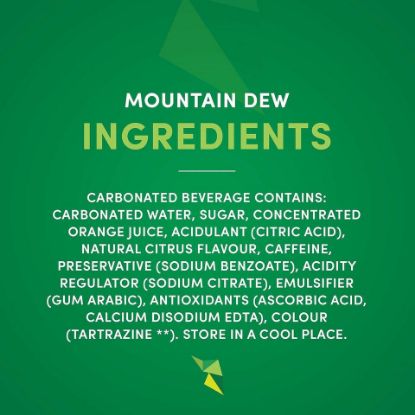 Picture of Mountain Dew Carbonated Soft Drink Plastic Bottle 500ml(N)