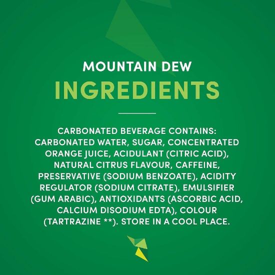 Picture of Mountain Dew Carbonated Soft Drink Plastic Bottle 500ml(N)