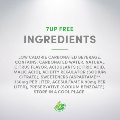 Picture of 7UP Free Carbonated Soft Drink Plastic Bottle 500ml(N)