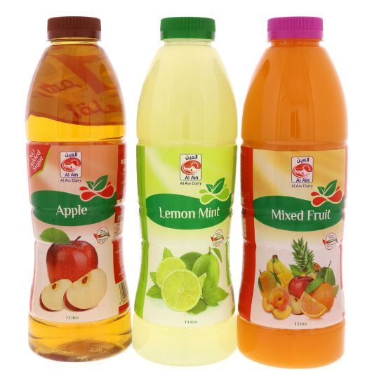 Picture of Al Ain Fresh Juice Assorted 3 x 1Litre(N)