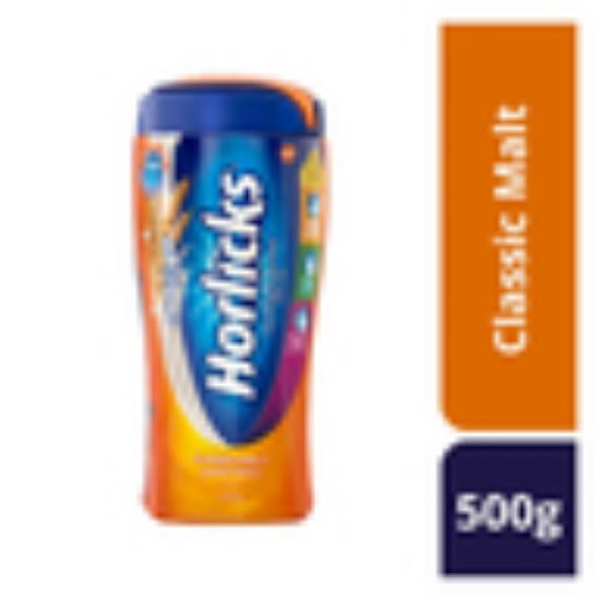 Picture of Horlicks Classic Malt Nourishing Powder Drink Value Pack 500 g(N)