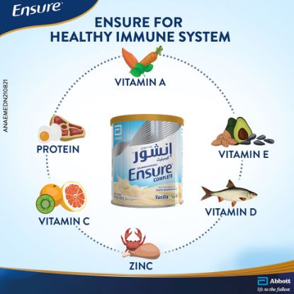 Picture of Ensure Complete Balanced Nutrition With Vanilla Flavour For Adults 400 g(N)