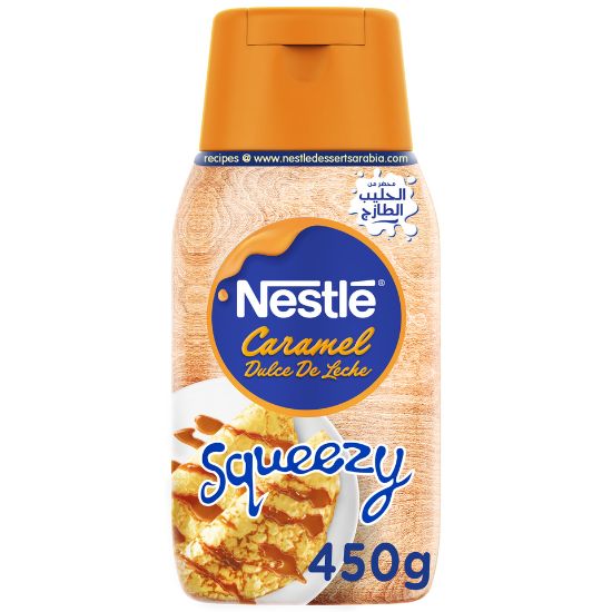 Picture of Nestle Squeezy Caramel Flavored Condensed Milk 450g(N)