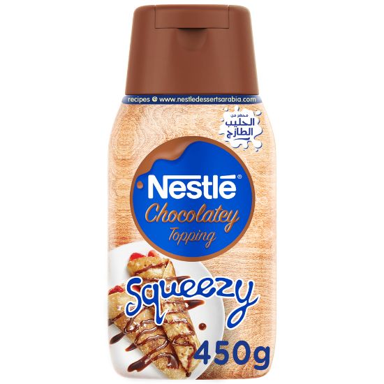 Picture of Nestle Squeezy Chocolate Flavored Condensed Milk 450g(N)