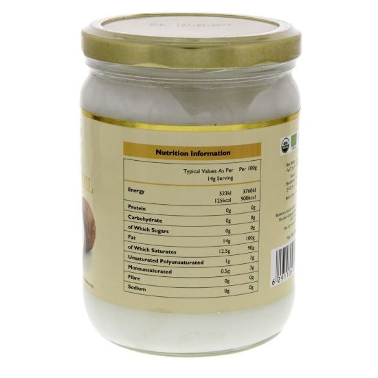 Picture of Earth's Finest Organic Virgin Coconut Oil 500ml(N)