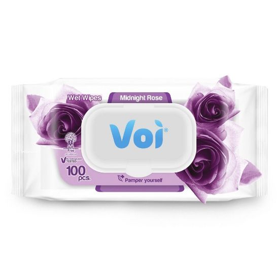 Picture of Voi Wet Wipes Midnight Rose 100pcs