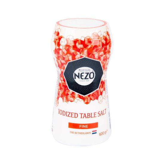 Picture of Nezo Fine Iodized Table Salt Bottle 600 g