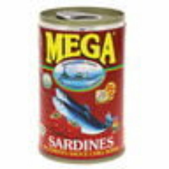 Picture of Mega Sardines in Tomato Sauce Chili 155g(N)