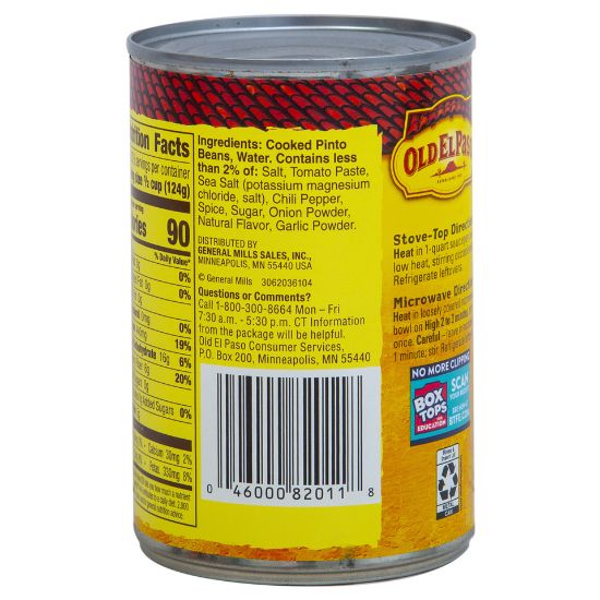 Picture of Old El Paso Refried Beans Fat Free 453g(N)