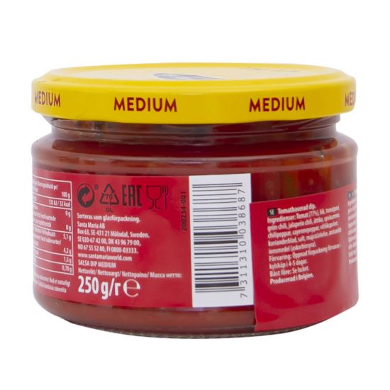 Picture of Santa Maria Dip Medium Salsa 250g(N)