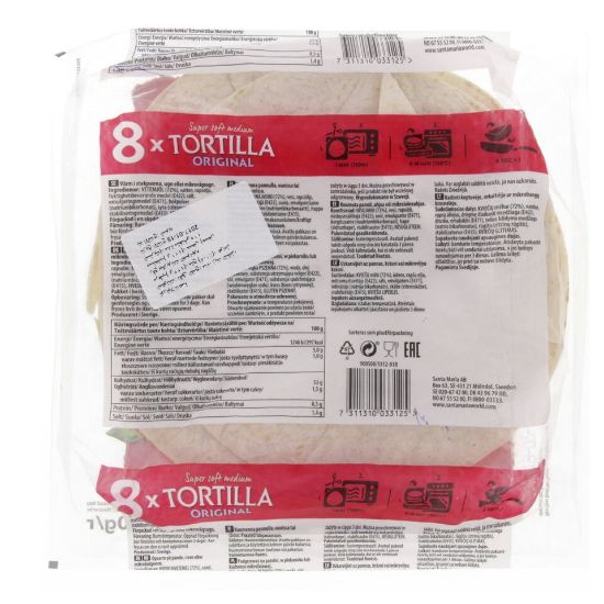 Picture of Santa Maria Original Soft Tortilla 320g(N)