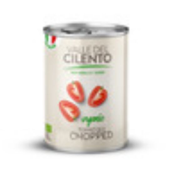 Picture of Valle Del Cilento Organic Chopped Tomatoes 400 g(N)