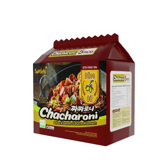 Picture of Samyang Chacharoni Black Bean Sauce Ramen Noodle 5 x 140g