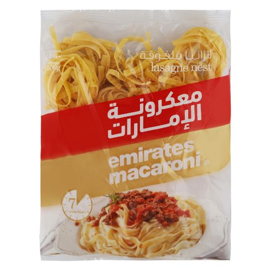 Picture of Emirates Macaroni Lasagne Nest 300g(N)