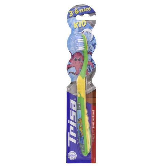 Picture of Trisa Kid Tooth Brush 3 - 6 Years 1pc Assorted Colours