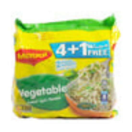 Picture of Maggi 2 Minute Noodles Vegetable Flavour 77 g 4 + 1(N)