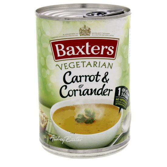 Picture of Baxters Carrot & Coriander Soup 400g(N)