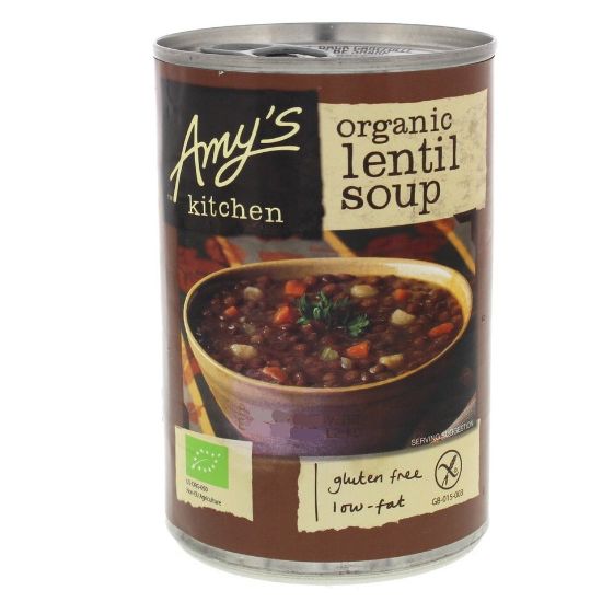 Picture of Amy's Kitchen Organic Lentil soup 400g(N)