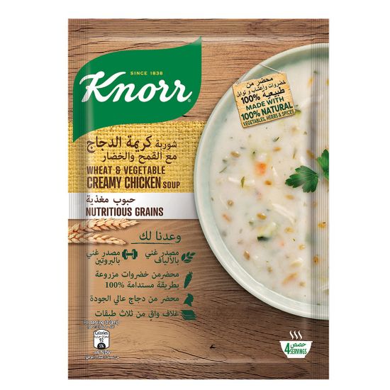 Picture of Knorr Wheat & Vegetable Creamy Chicken Soup 98g(N)