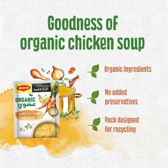 Picture of Maggi Organic Chicken Noodle Soup 55g(N)