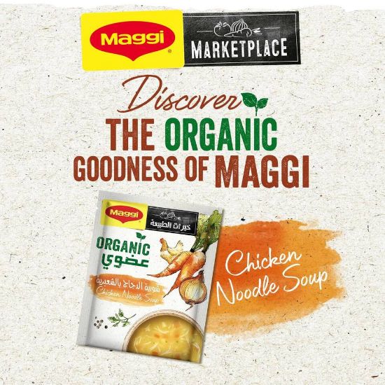 Picture of Maggi Organic Chicken Noodle Soup 55g(N)